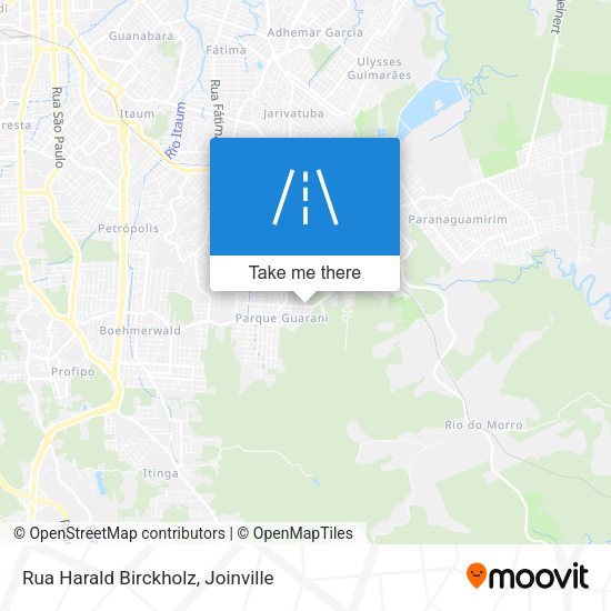 Rua Harald Birckholz map