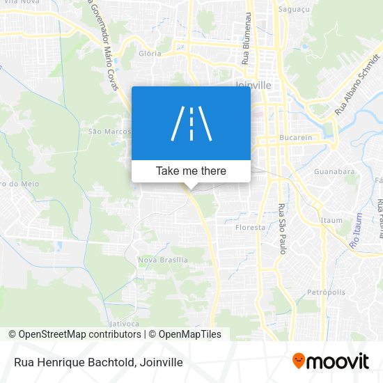 Rua Henrique Bachtold map