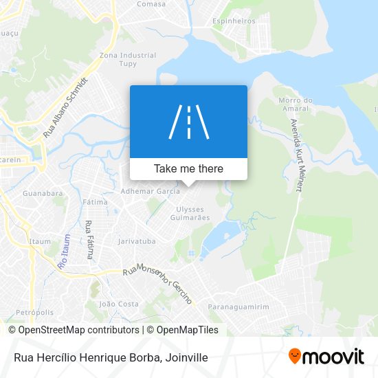 Rua Hercílio Henrique Borba map