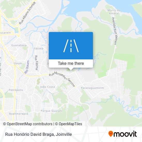 Rua Honório David Braga map