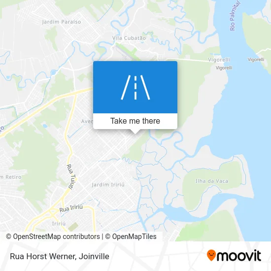 Rua Horst Werner map