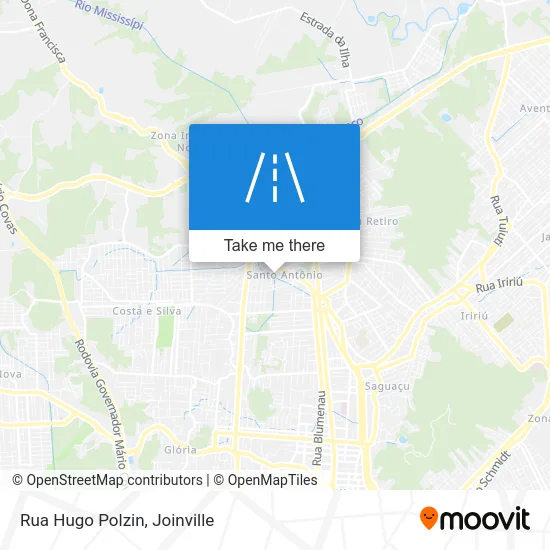 Rua Hugo Polzin map