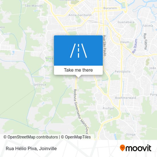 Rua Hélio Piva map