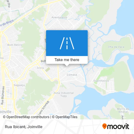 Rua Ibicaré map