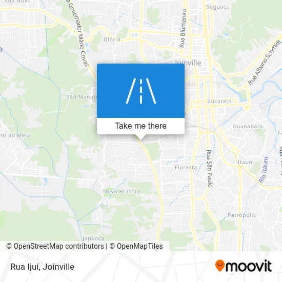Rua Ijuí map