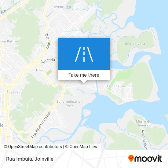 Rua Imbuia map