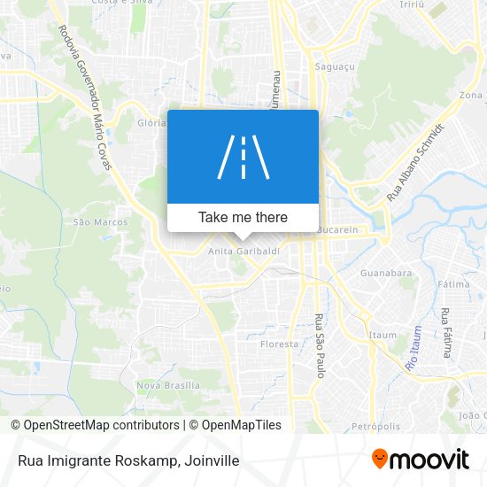 Rua Imigrante Roskamp map