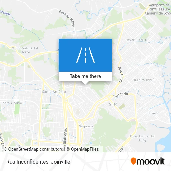 Rua Inconfidentes map