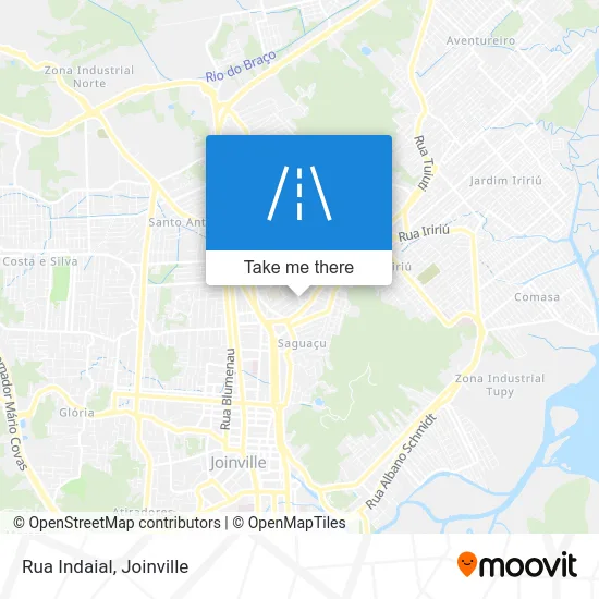 Rua Indaial map