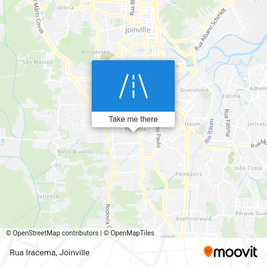 Rua Iracema map