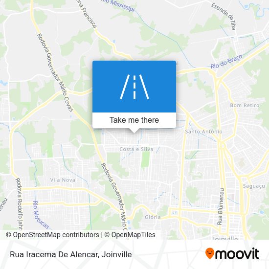 Rua Iracema De Alencar map