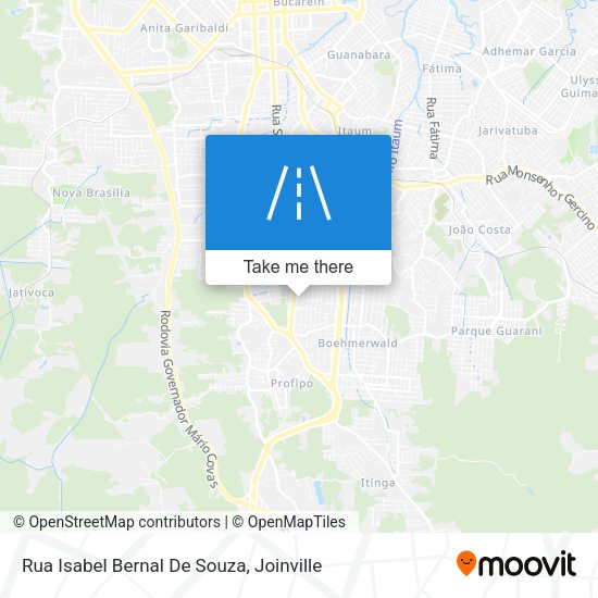 Rua Isabel Bernal De Souza map