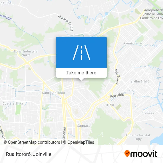 Rua Itororó map