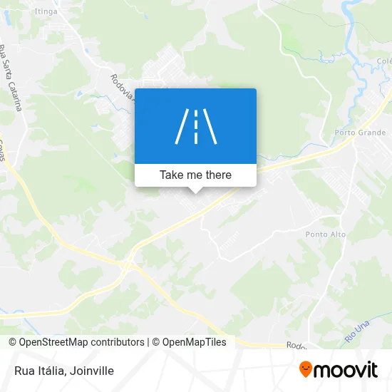 Rua Itália map