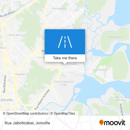 Rua Jaboticabal map