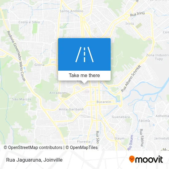 Rua Jaguaruna map