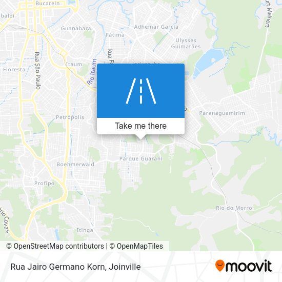 Rua Jairo Germano Korn map