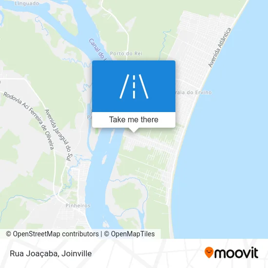 Rua Joaçaba map