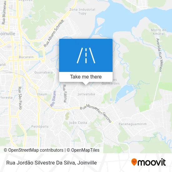 Rua Jordão Silvestre Da Silva map