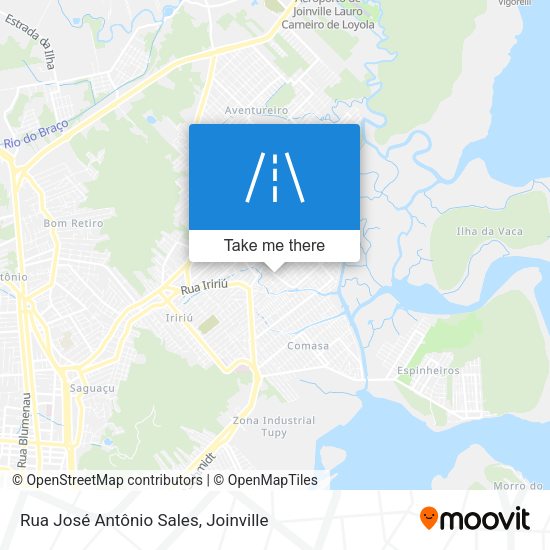 Rua José Antônio Sales map