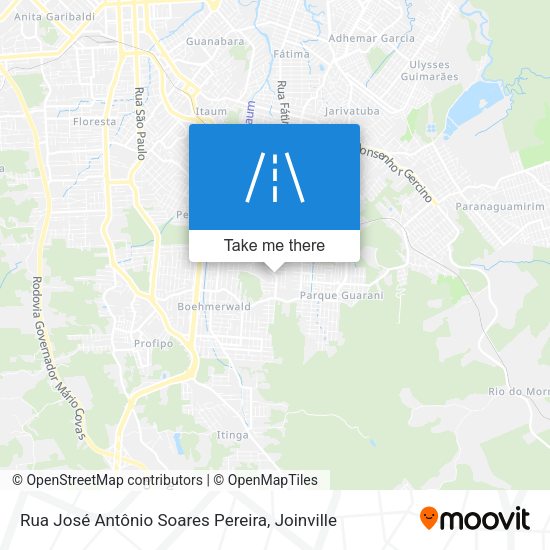 Rua José Antônio Soares Pereira map