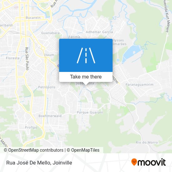Rua José De Mello map