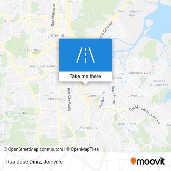 Rua José Diniz map