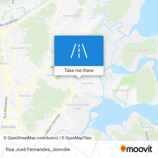 Rua José Fernandes map