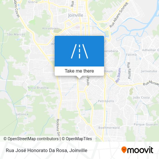 Rua José Honorato Da Rosa map
