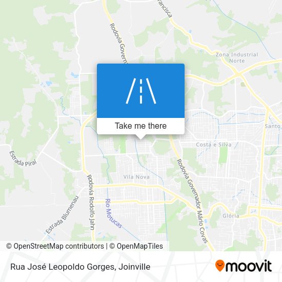 Rua José Leopoldo Gorges map