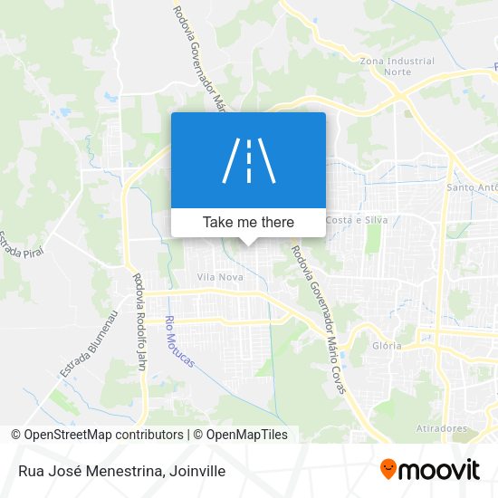 Rua José Menestrina map