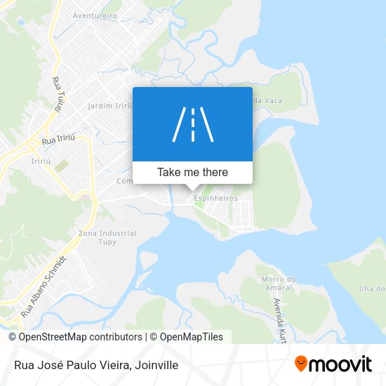 Rua José Paulo Vieira map