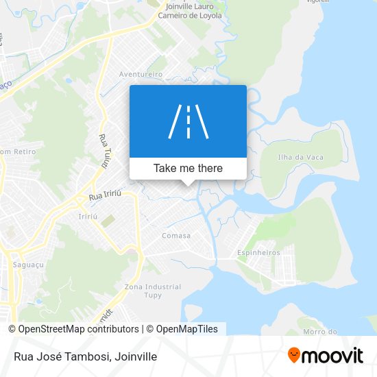 Rua José Tambosi map