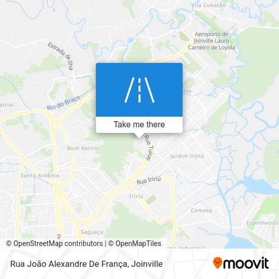 Rua João Alexandre De França map