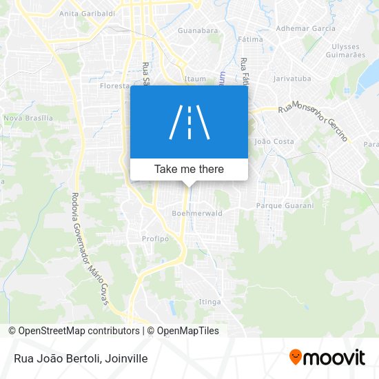 Rua João Bertoli map