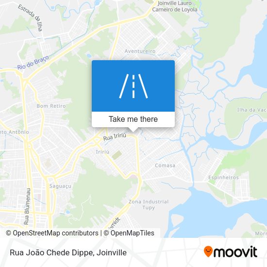 Rua João Chede Dippe map