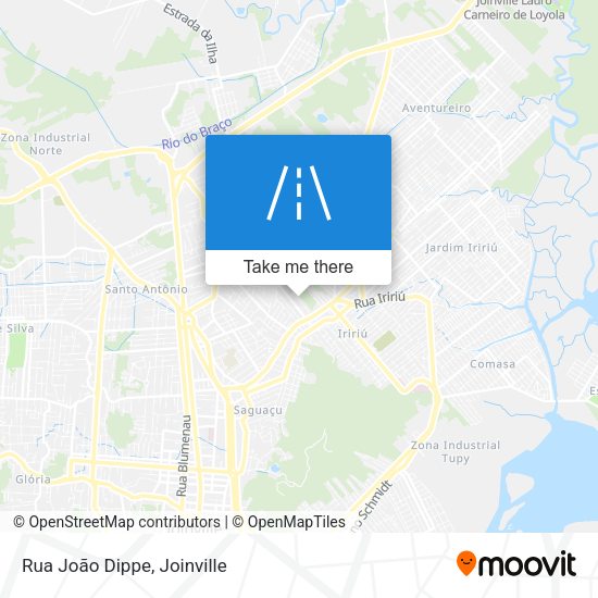 Rua João Dippe map