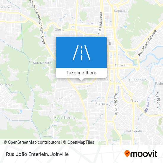 Rua João Enterlein map