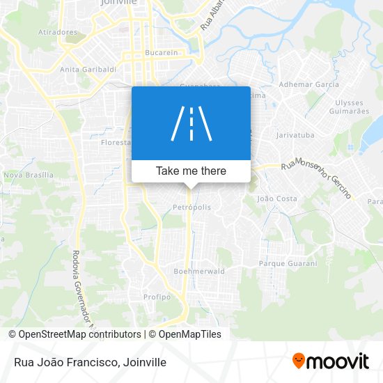 Rua João Francisco map
