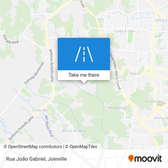 Rua João Gabriel map