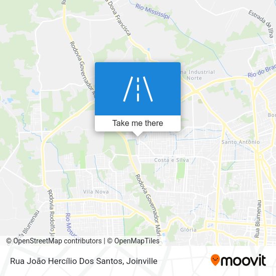 Rua João Hercílio Dos Santos map