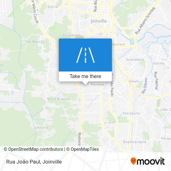 Rua João Paul map