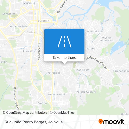 Rua João Pedro Borges map