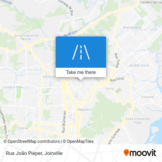 Rua João Pieper map