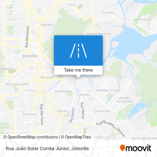 Rua João Soter Corrêa Júnior map