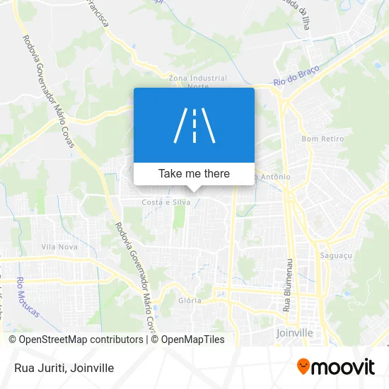 Rua Juriti map
