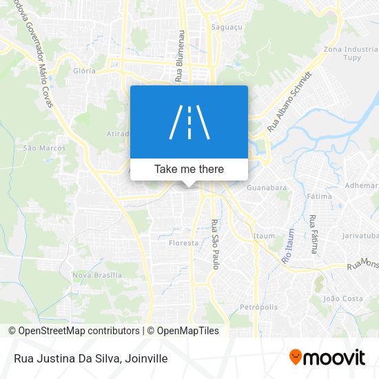 Rua Justina Da Silva map