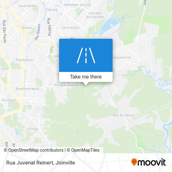 Rua Juvenal Reinert map
