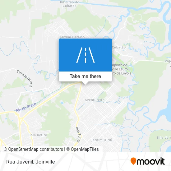 Rua Juvenil map