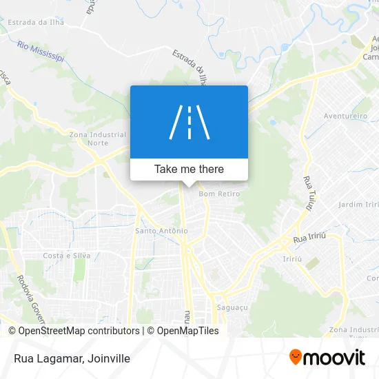Rua Lagamar map